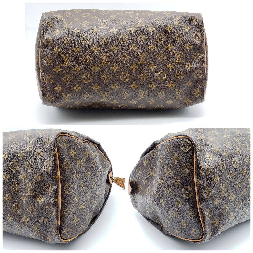 Louis Vuitton Speedy 35 Monogram Hand Bag - Picture 6 of 12